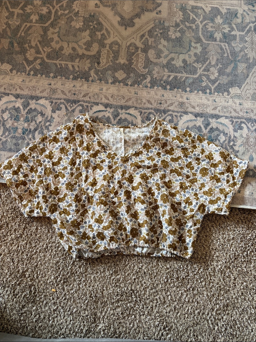Rylee + Cru - Cropped Blouse - Large